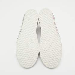 Pre Owned Vetements Multicolor Graffiti Canvas High Top Sneakers Size 40