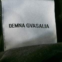 Pre Owned Vetements Black Printed Jersey Reconstructed Zürich T-Shirt S