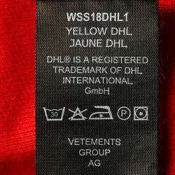 Vetements Tri Color DHL Print Cotton Crew Neck T-Shirt M