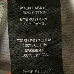 Pre Owned Vetements Multicolor Cartoon Print Cotton Shirt S