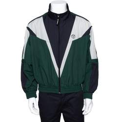 Vetements Green Rear Logo Print Zip Up Track Jacket M Vetements | TLC