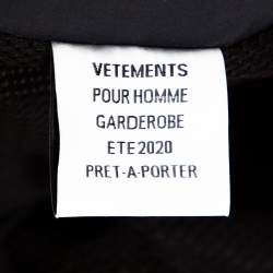 Vetements Green Rear Logo Print Zip Up Track Jacket M
