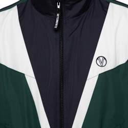 Vetements Green Rear Logo Print Zip Up Track Jacket M