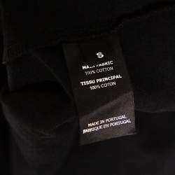 Pre Owned Vetements Black President Graphic Print Cotton Oversized T-Shirt S