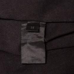 Pre Owned Vetements Black Cotton Inside Out Crewneck T-Shirt M