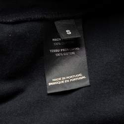 Pre Owned Vetements Black President Graphic Print Cotton Oversized T-Shirt S