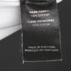 Vetements White Cotton Qr Code Printed Crew Neck T-Shirt M