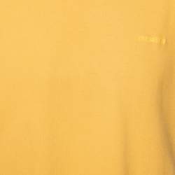 Pre Owned Vetements Yellow Cotton Inside-Out Oversized T-Shirt L