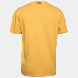 Pre Owned Vetements Yellow Cotton Inside-Out Oversized T-Shirt L