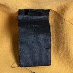 Pre Owned Vetements Yellow Cotton Inside-Out Oversized T-Shirt L