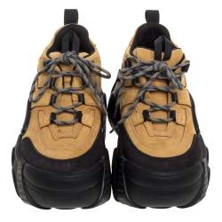 Vetements x Swear Beige Nubuck Platform Sneakers Size 42