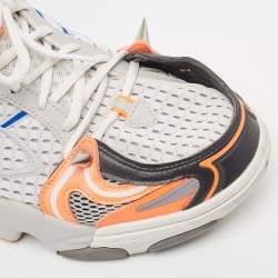 Vetements x Reebok Multicolor Mesh and Leather Spike Runner 400 Sneakers Size 41
