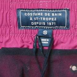 Pre Owned Vilebrequin Magenta Pink Synthetic Swim Shorts S 