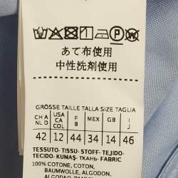 مملوكة مسبقًا قميص ويكند ماكس مارا قطن أزرق بأكمام طويلة مقاس صغير (سمول)