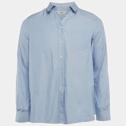 مملوكة مسبقًا قميص ويكند ماكس مارا قطن أزرق بأكمام طويلة مقاس صغير (سمول)