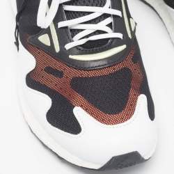 Y-3 x Adidas Multicolor Mesh and Leather Rhisu Run Sneakers Size 45 1/3