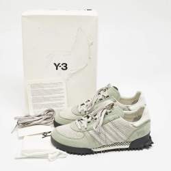 Y-3 x Adidas Multicolor Suede Marathon Trail Sneakers Size 40