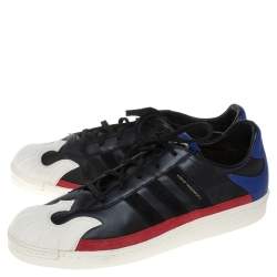 Adidas Y-3 Tricolor Leather And Rubber Nomad Star Low Top Sneakers Size 44 2/3
