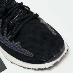 Y-3 Black/White Knit Fabric Pure Boost Sneakers Size 44 2/3