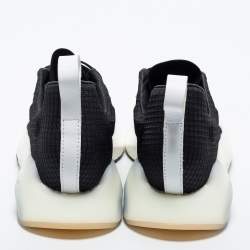 Y-3 Black/White Knit Fabric Makura Chunky Sneakers Size 39.5