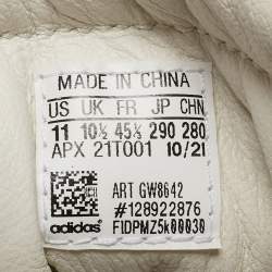 Y-3 White Leather High Top Sneakers Size 44.5