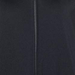 Y-3 Black Jersey Contrast Trim Track Jacket S
