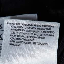 Y-3 Black Jersey Contrast Trim Track Jacket S