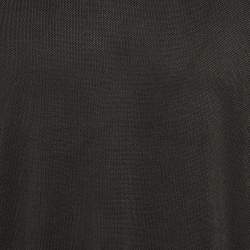 Pre Owned \[{"name": "Y-3 Black Mesh Jersey Crew Neck T-Shirt L", "name_ar": "واي-3 تي شيرت قماش شبكي أسود كرو نيك مقاس كبير (لارج)"}\]