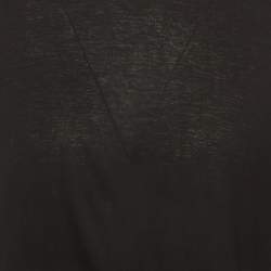 Pre Owned Y-3 Black Jersey Crewneck T-Shirt S