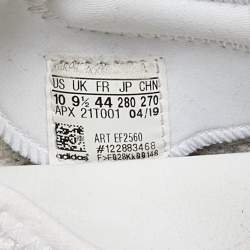 Y-3 Adidas White/Black Mesh Low Top Sneakers Size 44