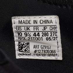 Y-3 x Adidas Black Fabric and Suede Low Top Sneakers Size 44