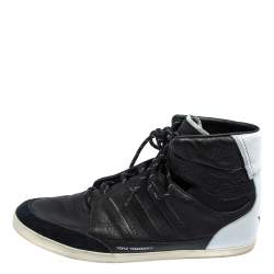 Y-3 x adidas Yojhi Yamamoto Leather And Suede Honja High Top Sneakers Size 41 1/3 Y-3 |