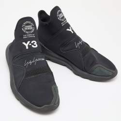 Y3 x Adidas Black Fabric and Mesh Suberou Sneakers Size 43.5