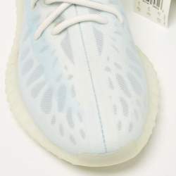 Yeezy x Adidas Blue Mesh Boost 350 V2 Mono Ice Sneakers Size 42