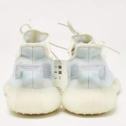 Yeezy x Adidas Blue Mesh Boost 350 V2 Mono Ice Sneakers Size 42