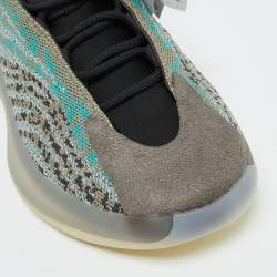 Yeezy x Adidas Multicolor Knit Fabric and Neoprene QNTM Sea Teal Sneakers Size 41 1/3