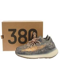 Yeezy x Adidas Multicolor Cotton Knit Boost 380 Mist Sneakers Size 44