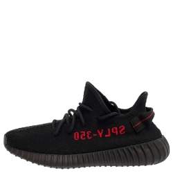 Yeezy x adidas Black Knit Fabric Boost 350 V2 Sneakers Size 43 1/3