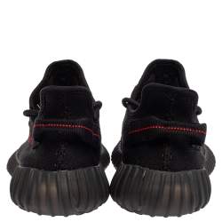 Yeezy x adidas Black Knit Fabric Boost 350 V2 Sneakers Size 43 1/3
