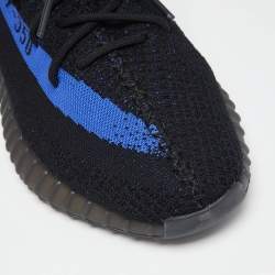 Adidas Yeezy Boost Blue Knit Fabric 350 V2 Dazzling Sneakers Size 46 2/3