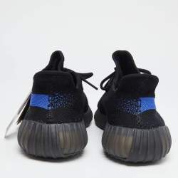 Adidas Yeezy Boost Blue Knit Fabric 350 V2 Dazzling Sneakers Size 46 2/3