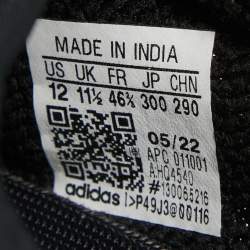 Adidas x Yeezy Black Cotton Knit Boost 350 V2 Sneakers Size 46 2/3