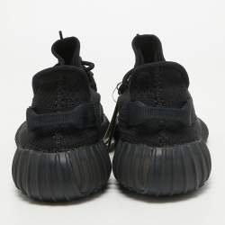 Adidas x Yeezy Black Cotton Knit Boost 350 V2 Sneakers Size 46 2/3