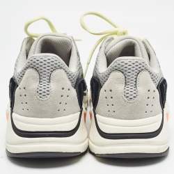 Yeezy x Adidas Multicolor Suede and Mesh Boost 700 Wave Runner Sneakers Size 45 1/3