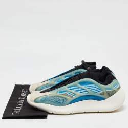 Yeezy x adidas Multicolor Knit Fabric and Rubber 700 V3 'Arzareth' Sneakers Size 46 1/3