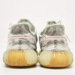 Yeezy x Adidas Light Blue Knit Fabric Boost 350 V2 Blue Tint Sneakers Size 44 2/3