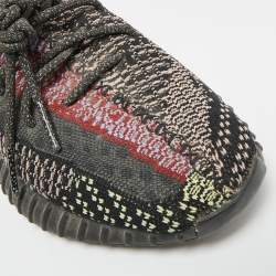 Pre Owned حذاء رياضي ييزي x أديداس "ييشيل" ملون متعدد بوسط 350 V2 تريكو قماش (غير عاكس) مقاس 42 2/3