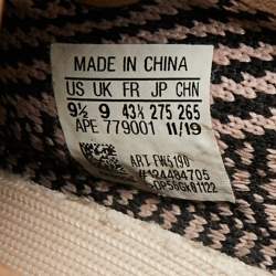 Pre Owned حذاء رياضي ييزي x أديداس "ييشيل" ملون متعدد بوسط 350 V2 تريكو قماش (غير عاكس) مقاس 42 2/3