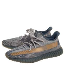 Yeezy x Adidas Grey/Beige Knit Boost 350 V2 Israfil Sneakers Size 48