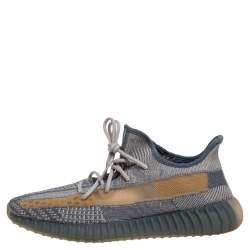 Yeezy x Adidas Grey/Beige Knit Boost 350 V2 Israfil Sneakers Size 48